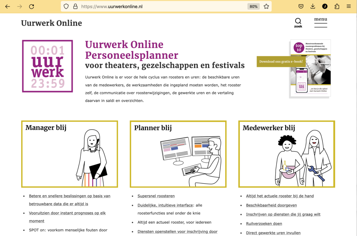 Website en illustraties voor Uurwerkonline.nl